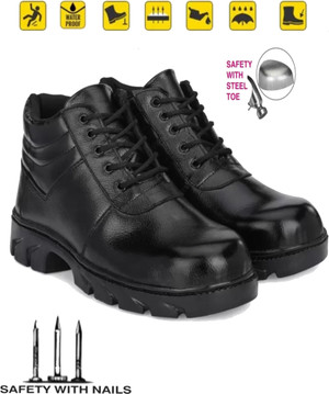 Bigg Boss Steel Toe Leather Safety Shoe Price in India Buy Bigg Boss Steel Toe Leather Safety Shoe online at Flipkart