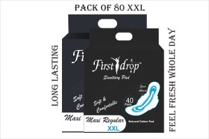 Buy FIRST DROP Cottony Soft Sanitary Pads for Women, With LeakLock  Technology, Odour Control, Absorbs upto 100% fluid