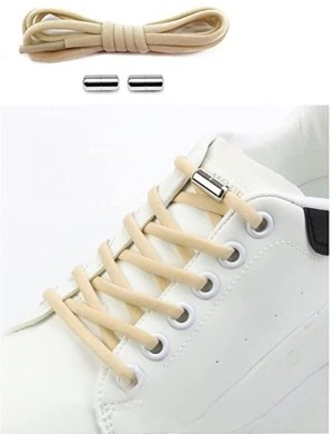 100cm/39.4in No Tie Shoe Laces Press Lock Shoelaces Without Ties Elastic Laces Sneaker Kids Adult Widened Flat Shoelace for Shoes,Temu