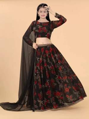 Chidiya Fab Girls Lehenga Choli Fusion Wear Floral Print Lehenga Choli and Dupatta Set Price in India Buy Chidiya Fab Girls Lehenga Choli Fusion Wear Floral Print Lehenga Choli and Dupatta Set online ...