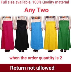 Kipzy Women's Wear Cotton Blend Petticoat Price in India - Buy