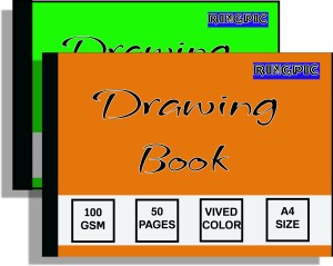 Navneet Youva, Brown Drawing Book for students and budding artists, Big  Size 27.5 cm x 34.7 cm, 36 Pages