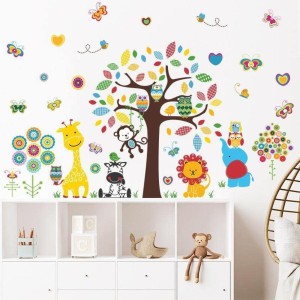Wall Sticker Kids Room Decor – Jungle Fever – Tadeino