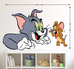 SRD 88.9 cm tom and jerry cute jerry Self Adhesive Sticker Price