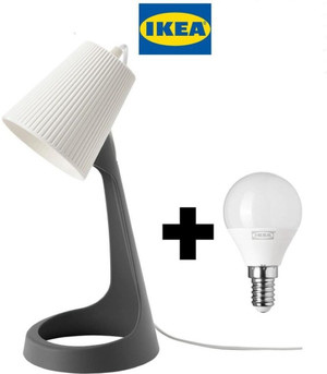 IKEA SVALLET Work lamp dark grey white Table Lamp Price in India Buy IKEA SVALLET Work lamp dark grey white Table Lamp online at Flipkart