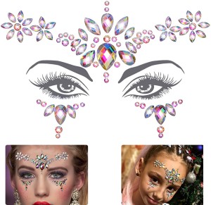 Furimuk Face Gems Eye Hair Jewels Stick on Makeup India