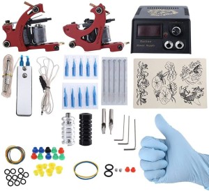 Amazoncom Dragonhawk Complete Tattoo Kit for Beginners 2 Pro Tattoo  Machine Tattoo Power Supply Kit Tattoo Inks 20 Tattoo Needles Tips Tattoo  Supplies  Beauty  Personal Care