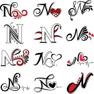 40 Letter N Tattoo Designs Ideas and Templates  Tattoo Me Now