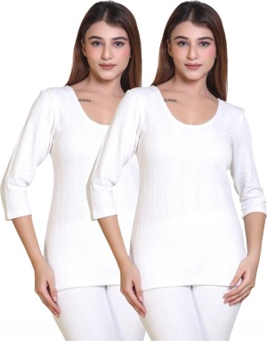 Buy ELEG & STILANCE Womens Thermal Top and Lower Set Ultra Soft