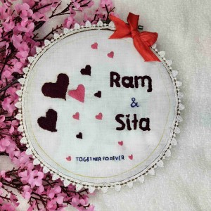 DREAM GIFTS N CRAFTS Couple Letter Hoop, Gift for Couples and Lovers, 12  Inches Embroidery Hoop Price in India - Buy DREAM GIFTS N CRAFTS Couple  Letter Hoop