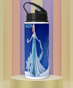 NH10 DESIGN Unicorn Little Princess Printed Water Bottle For Girls, Kids,  Aluminium Sipper Water Bottle 750ml