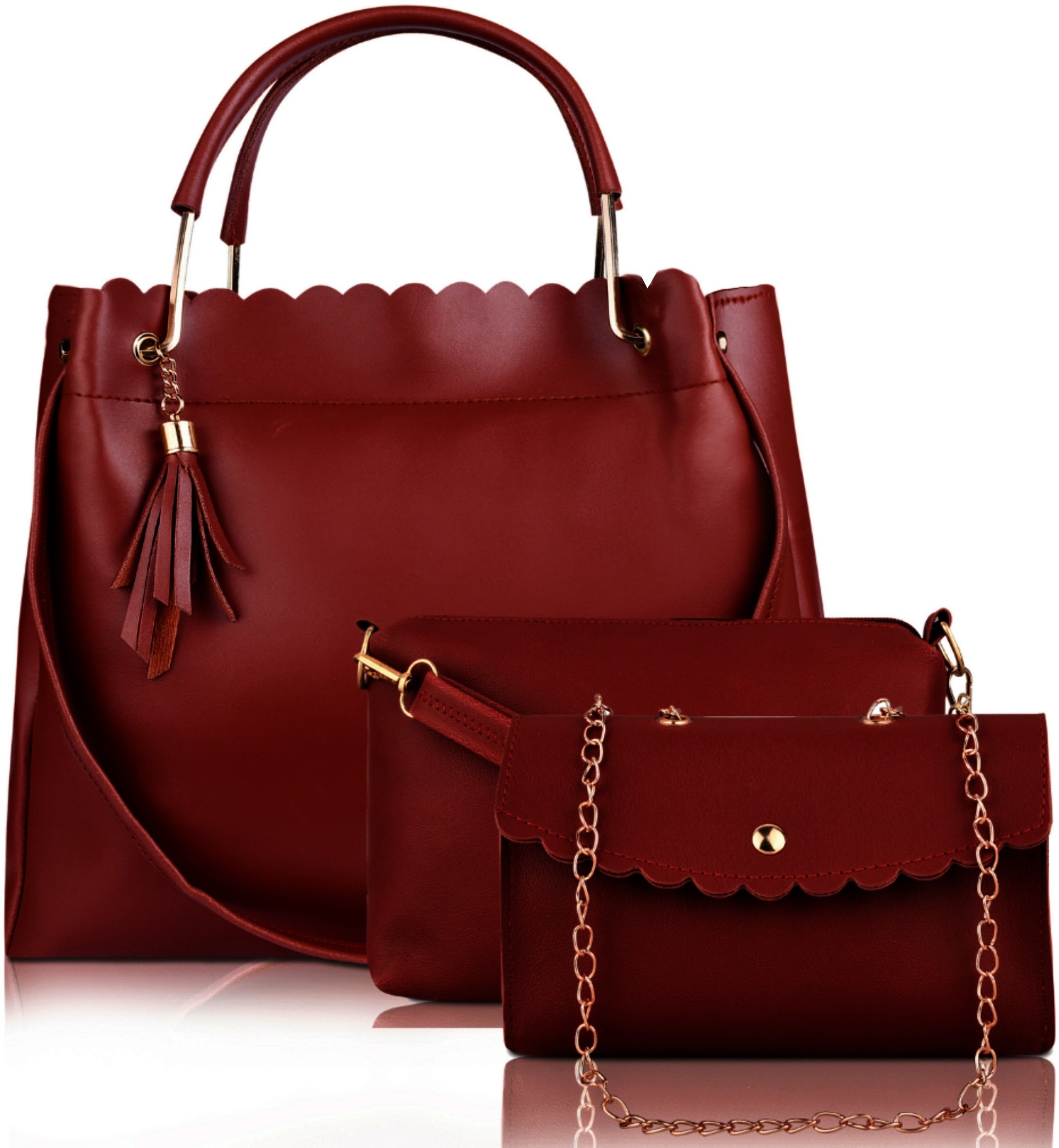 Buy BAGGIT Womens Leather 3 Compartments Zipper Closure Shoulder Bag   Shoppers Stop