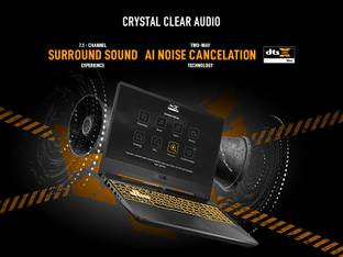 ASUS TUF Gaming F17 (FX706HF), ASUS audio banner