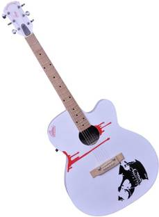 Signature Blade White Acoustic Guitar Rosewood