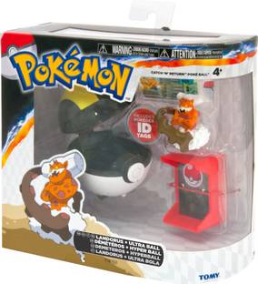 POKEMON Catch n Return Poke Ball - Landorus and Ultra Ball