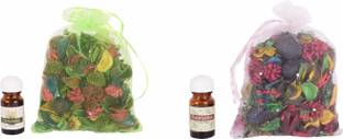 Itiha Citronella, Eucalyptus/Nilgiri Potpourri Set of 2 Potpourri & Oil Combo