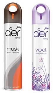 Godrej Musk After Smoke + Violet Valley Bloom Spray