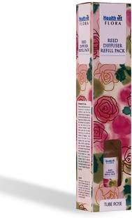 HealthVit Flora Reed Tube Rose Fragrance Diffuser Refill Pack