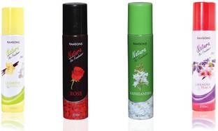 RAMSONS Rose, Peach, Vanila, Lavender, RajaniGandha, Jasmine Spray Natura
