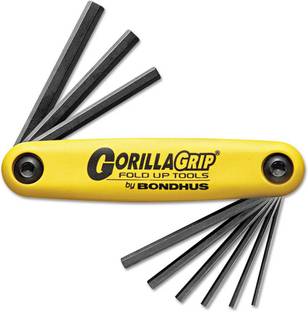 BONDHUS HF9/12589 Folding Allen Key Set