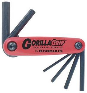 BONDHUS HF7MS/12592 Folding Allen Key Set
