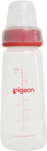 Pigeon Peristaltic Nursing 200ml with Medium Size Nipple - Red - 200 ml