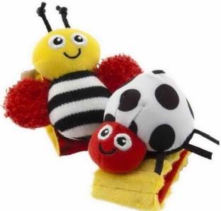 Kuhu Creations Lamaze Plush Garden Bug Wrist Rattle