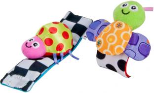 Lamaze High Contrast Wrist Rattles Toy Rattle
