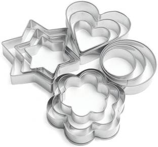 JLT Stainless Steal Heart, Round, Flower, Star Shape Cookie Cutter
