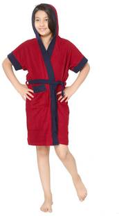 Sand Dune Red Free Size Bath Robe