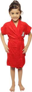 Superior Red Small Bath Robe