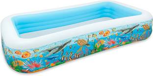 INTEX Swim Center Tropical Reef Family Pool Inflatable Swimming Pool