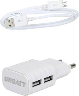 Orbatt 1 A Wall Charger for Mobile with Detachable Cable