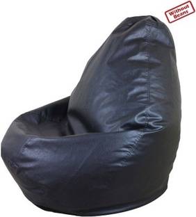 Happy XL Tear Drop Bean Bag Cover  (Without Beans)