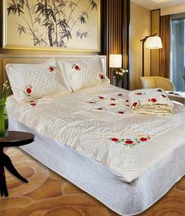 Chelsi Satin King Sized Bedding Set