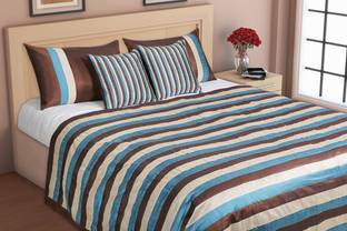 Unravel India FSBS0016 Pure Silk, Cotton King Sized Bedding Set