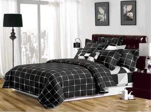 Dexim Polyester, Cotton Double King Sized Bedding Set