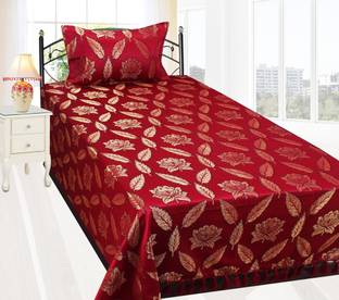 Milan 94 TC Polycotton, Silk Single Floral Flat Bedsheet