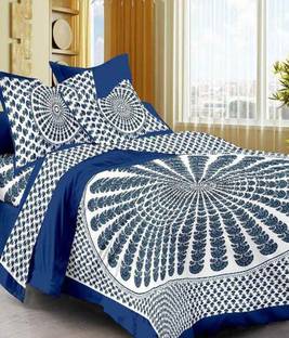 ENVIRO Cotton Double Flat 3000 TC Printed Bedsheet