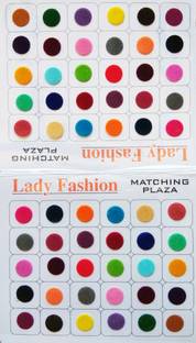 Lady FASHION Matching Plaza 2510201604 Forehead Multicolor Bindis