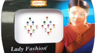 Lady FASHION Amarpali Multi Drops 2901201701 Forehead Multicolor Bindis