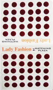 Lady FASHION Matchng Plaza 1110201611 Forehead Maroon Bindis