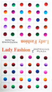 Lady FASHION Rainbow Matching Plaza 2901201705 Forehead Multicolor Bindis