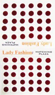 Lady FASHION Matchng Plaza 1110201610 Forehead Maroon Bindis