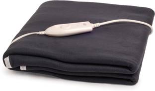 Expressions Solid Single Electric Blanket for  Heavy Winter
