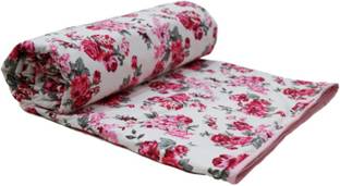 SNUGGLE Floral Single Dohar for  Mild Winter
