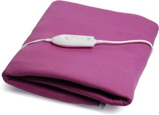 Expressions Solid Single Electric Blanket for  Heavy Winter