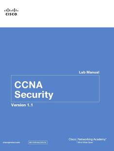 CCNA Security Lab Manual Version 1.1 11th  Edition