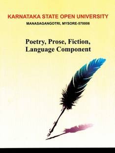 Poetry, Prose, Fiction, Language Component