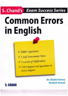 Common Errors in English
